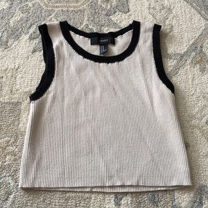 Knit crop top